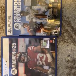 NCAA 25 And Madden 25 PS5