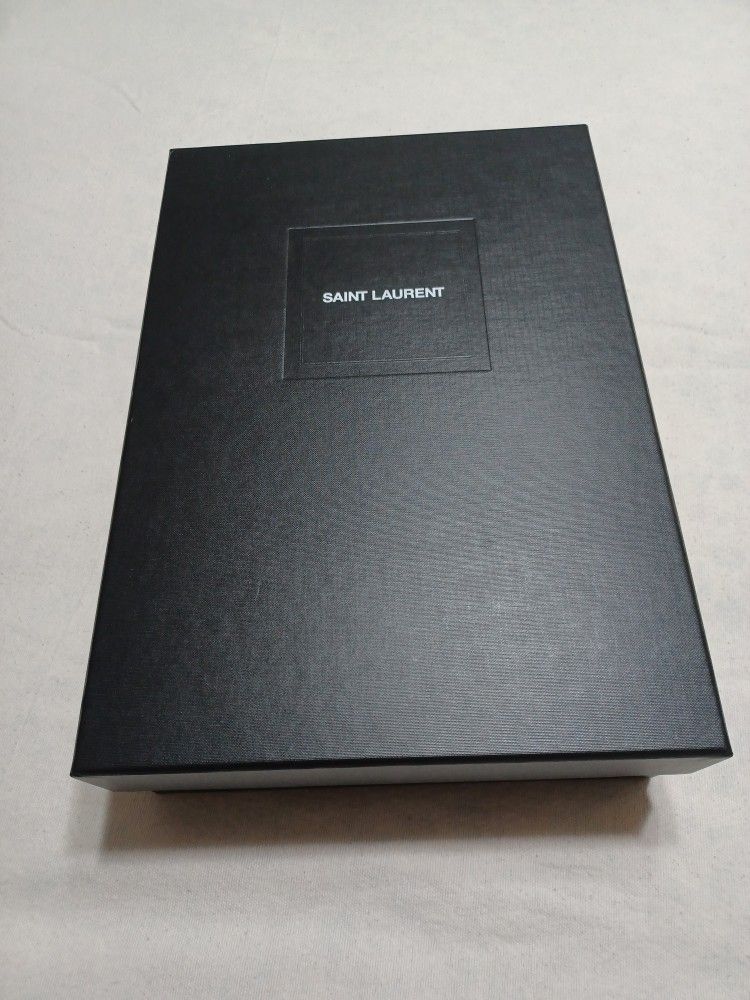 Saint Laurent Shoe Box 15 x 10.5 x 4” W / dust bag & Paper Bag Set. for  Sale in Bellevue, WA - OfferUp