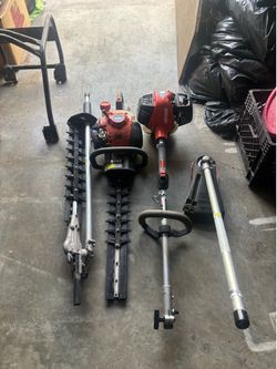 ECHO gas hedge trimmer and weed wacker