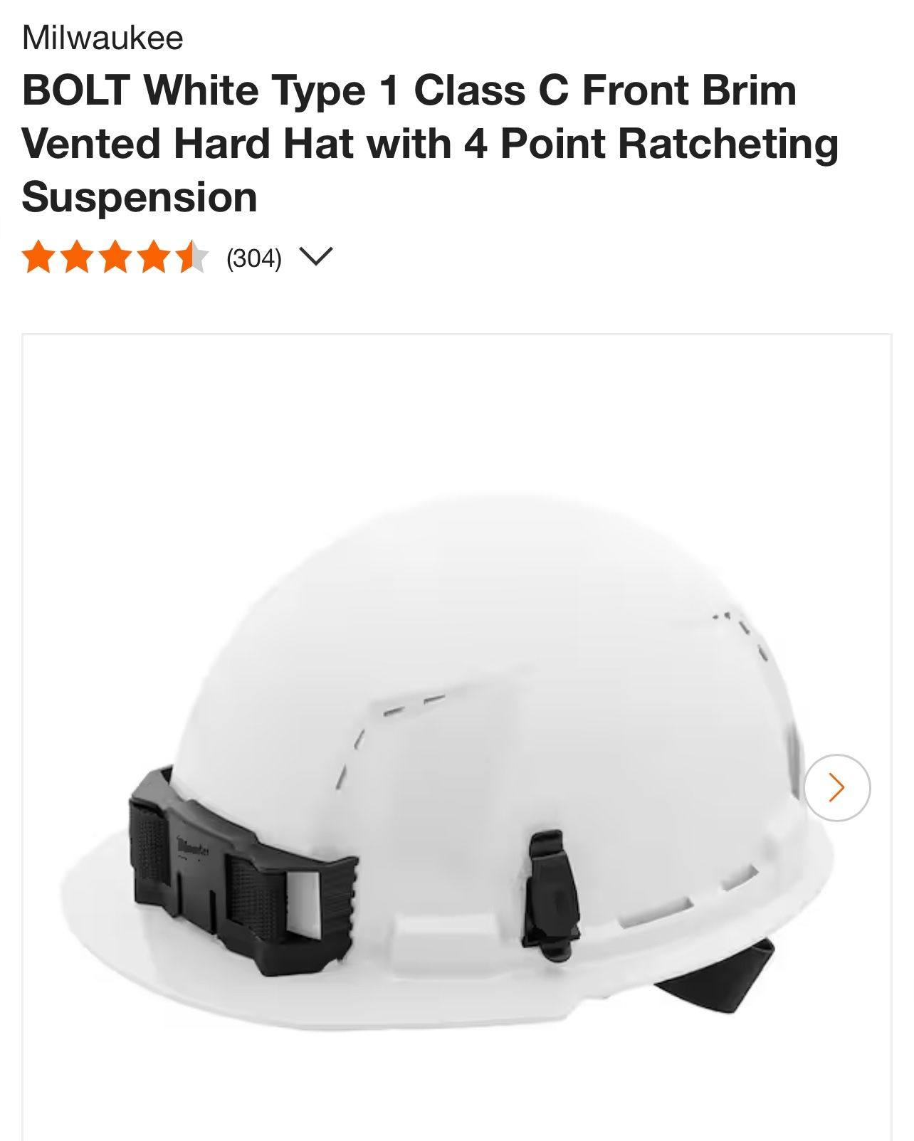 Milwaukee Bolt Hard Hat 48-73-1200