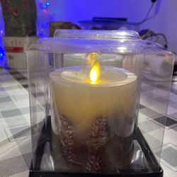 New two pieces Luminara Candle 