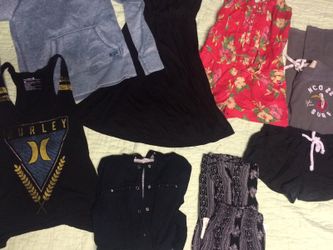 Hollister and Hurley Roxy clothes