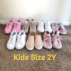 Kids Girl Size 2Y Shoes