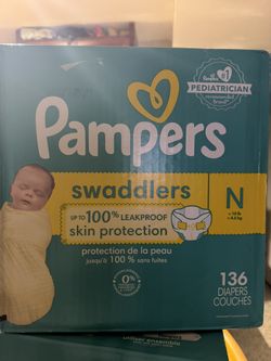 Pampers Swaddlers NEWBORN 136 Count