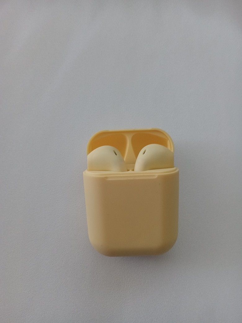 Yellow Bluetooth Headphones 