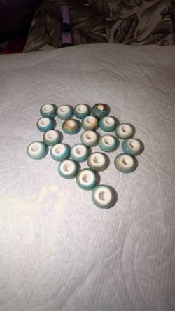 MOVING SALE - 36 -/+ CERAMIC LARGE HOLE BEADS