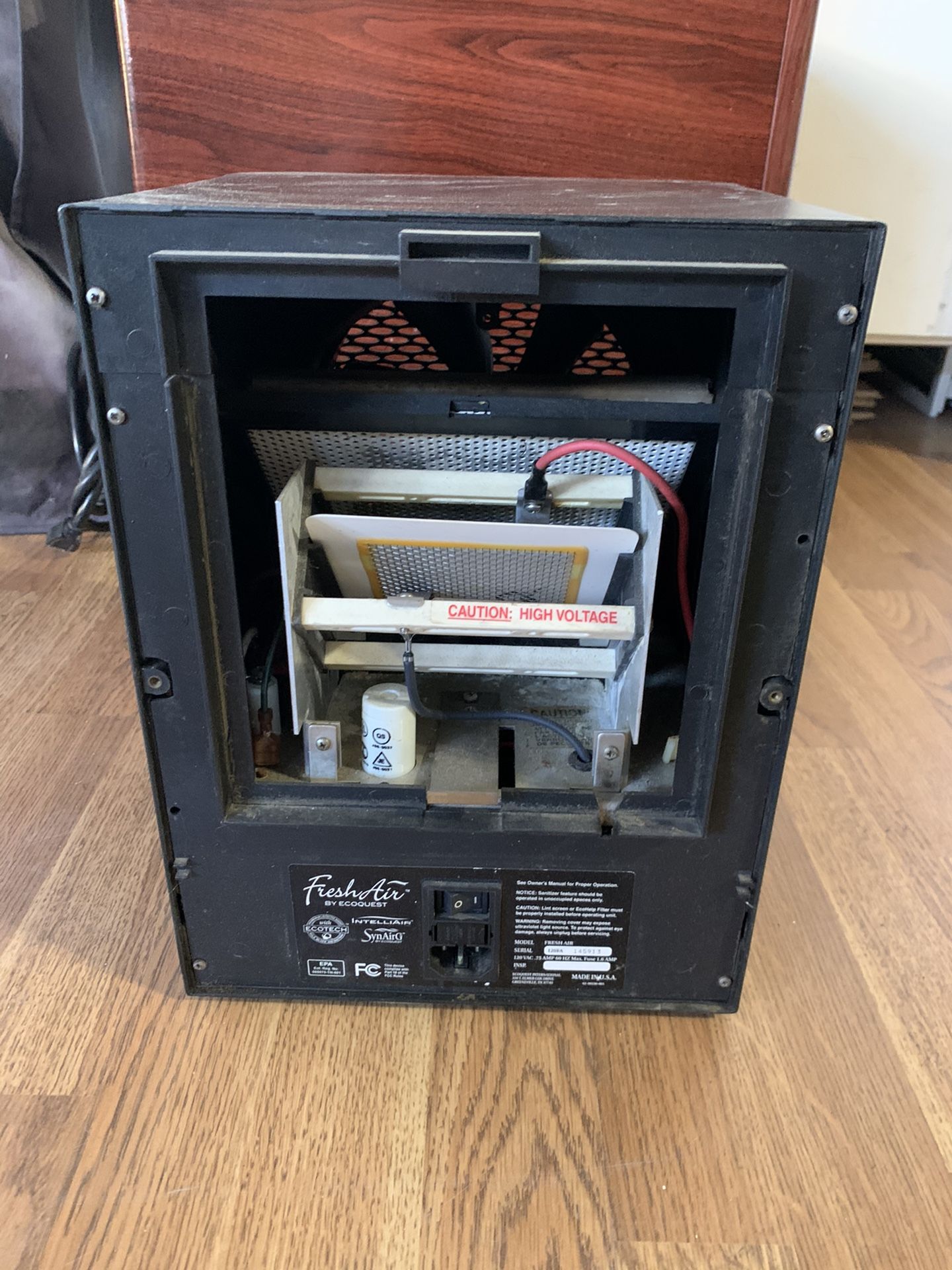 EcoQuest Fresh Air Ionizer Purifier PARTS ONLY for Sale in Los