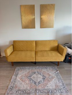 Sofa sleeper plus modern painting