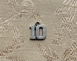 James Avery Sterling Silver Ivy League # 10 Charm