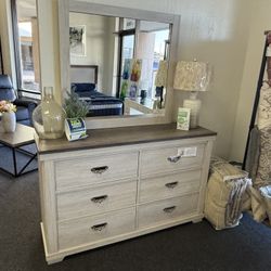 Dresser And Mirror 
