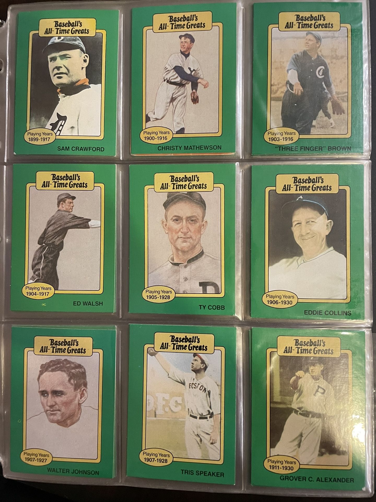 Baseball Cards All Time Greats