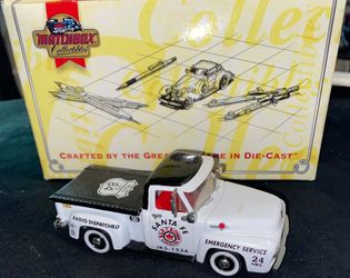 Matchbox 1955 Ford F-100 Pickup Truck Santa Fe Road Service 1:43 (READ DESC