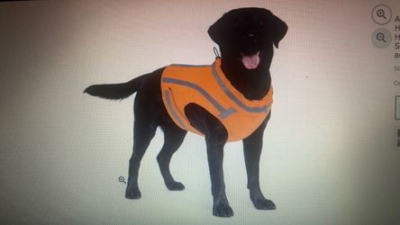 Reflective dog vest XL