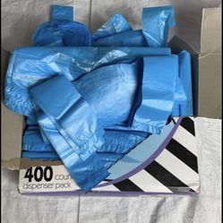 Sassy Disposable Diaper Sacks, 380 Count, Blue baby powder