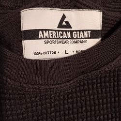 Black American Giant Long Sleeve 