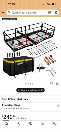 Trail Hitch Cargo Carrier Basket