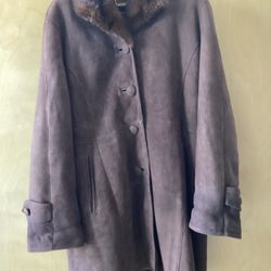 Womens Suede Coat