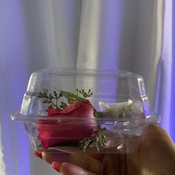 Boutonnière Pink Rose For Dance 