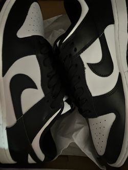 Nike Dunk Low Black and white air forces