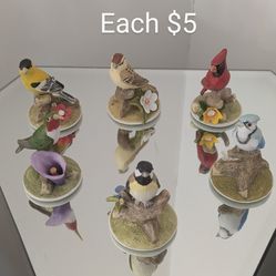 VTG 1993 / 1994 MUNRO - On Nature's Wing - Beautiful  Bird's Figurine-  ( each $5) tall 3 3/8"