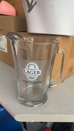 Firestone glass pitcher