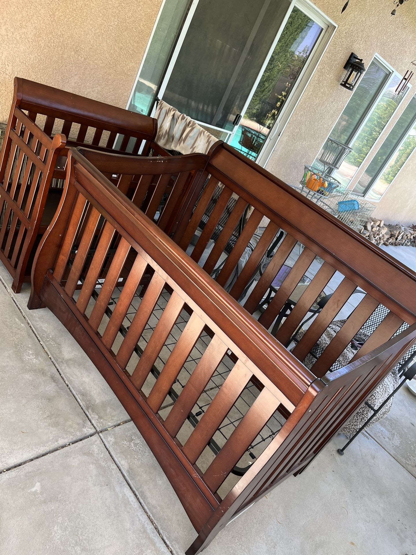 Crib $75 Changing Table And Mattress Sold Separately