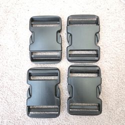 4 Pcs Quick Side Release Buckle, Heavy Duty Plastic Buckle Clip, Snap Buckle for Backpack Waist Bag Replacement, Strong Load Bearing, Safe, Durable, C