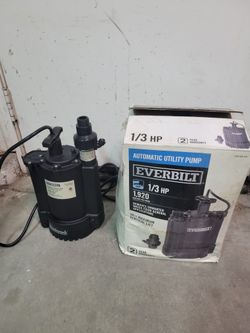 Everbilt Automatic Utility Pump 1/3 HP