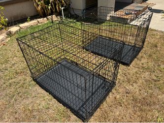 2 Single Door Folding Dog Crates