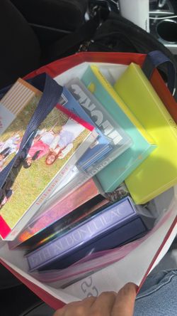 Kpop albums and photo cards