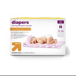 Up And Up Diapers Size N(newborn) 2 Pack