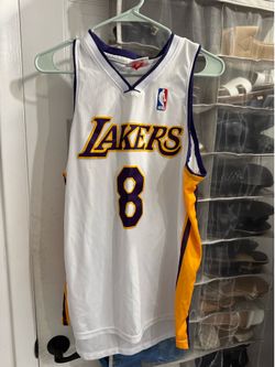 Men's Kobe Bryant White Los Angeles Lakers 2003-04 Hardwood Classics  Size: Medium
