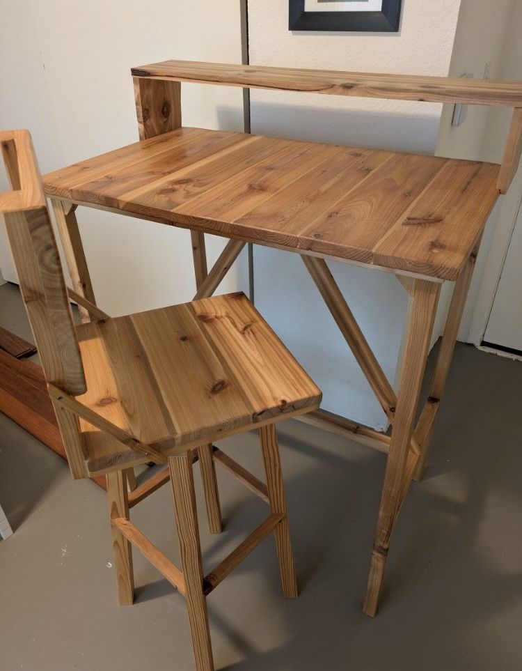 Wooden Standing Desk