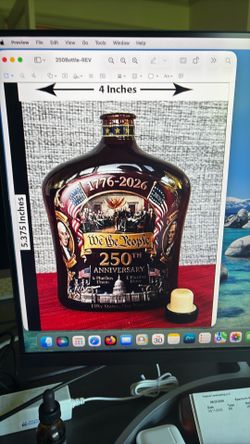 Collectible bourbon bottles