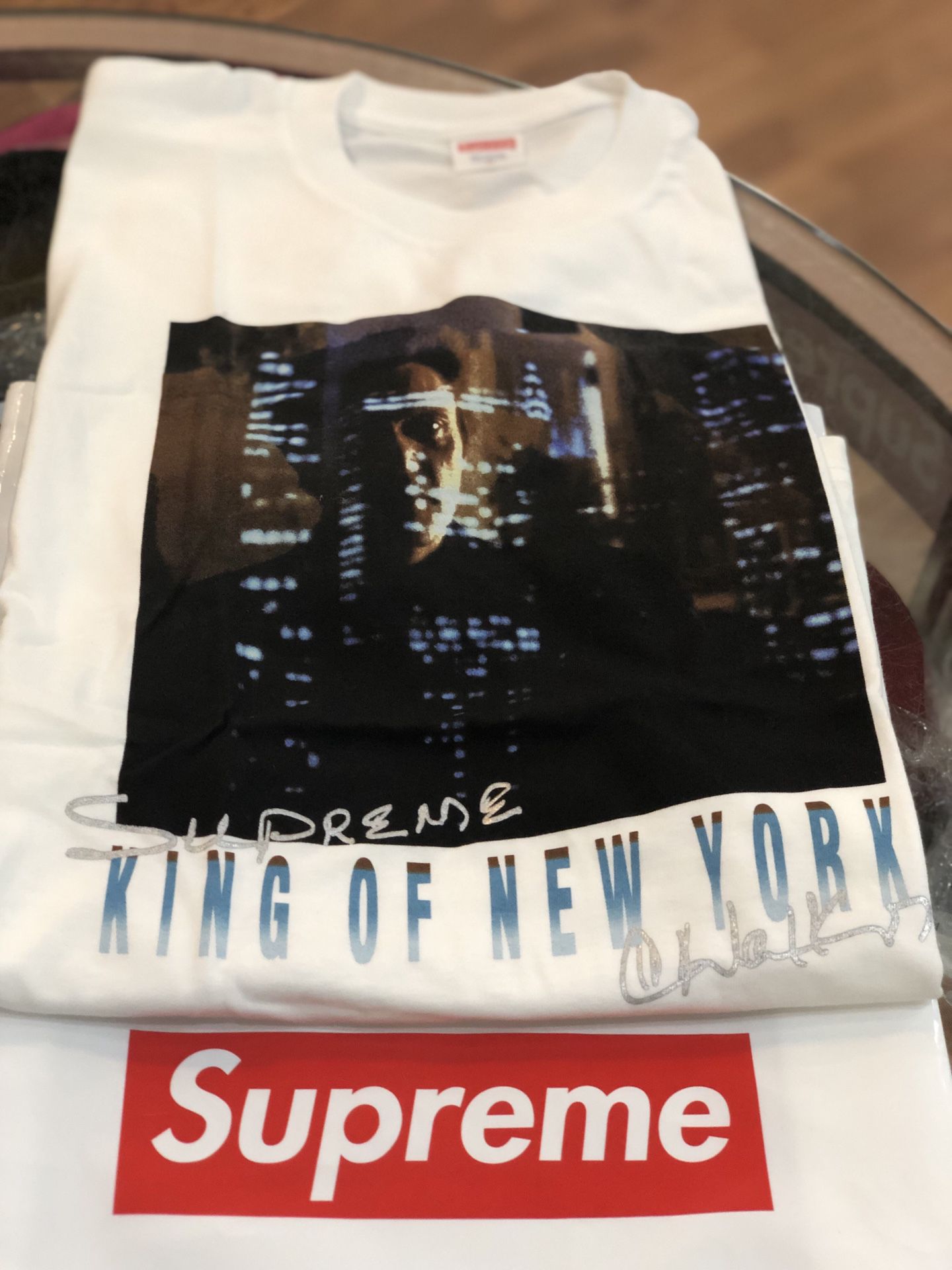 Brand new White Supreme King og New York T-shirt size medium