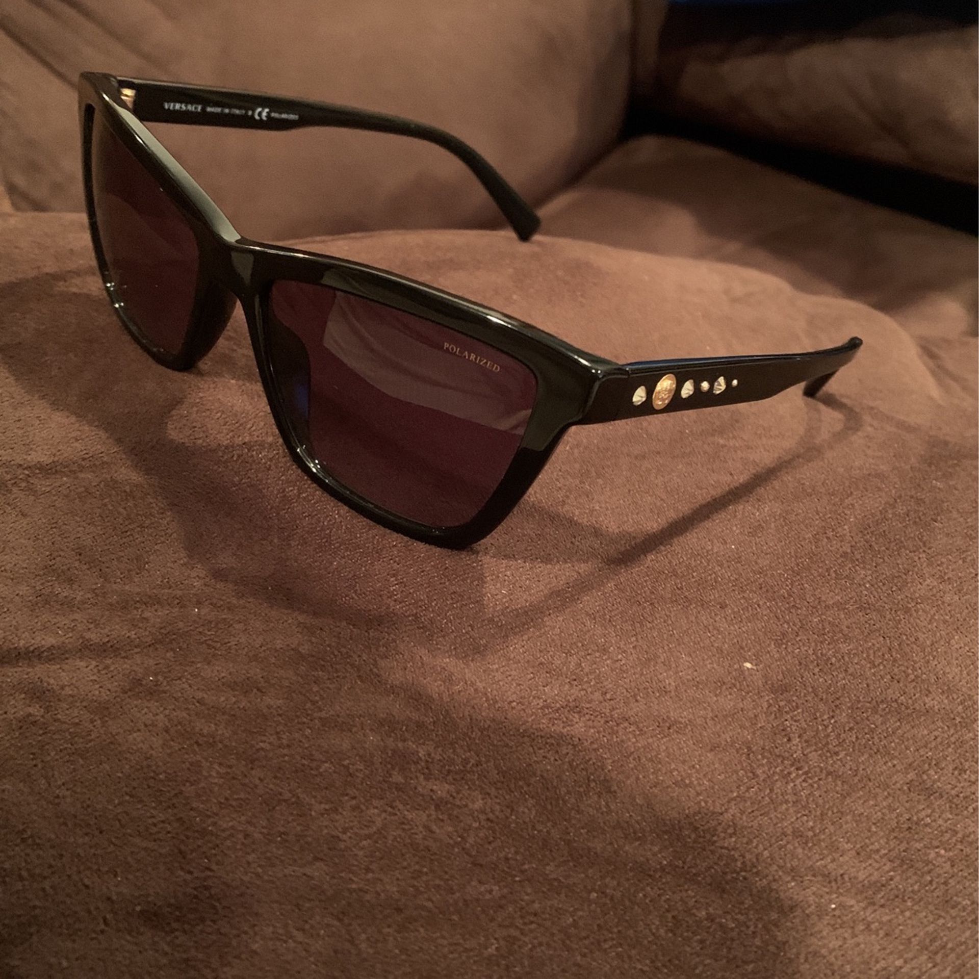 Authentic Black Women’s Versace Glasses; Cat Eye Frame; Price Negotiable; No Scratches Or Smudges