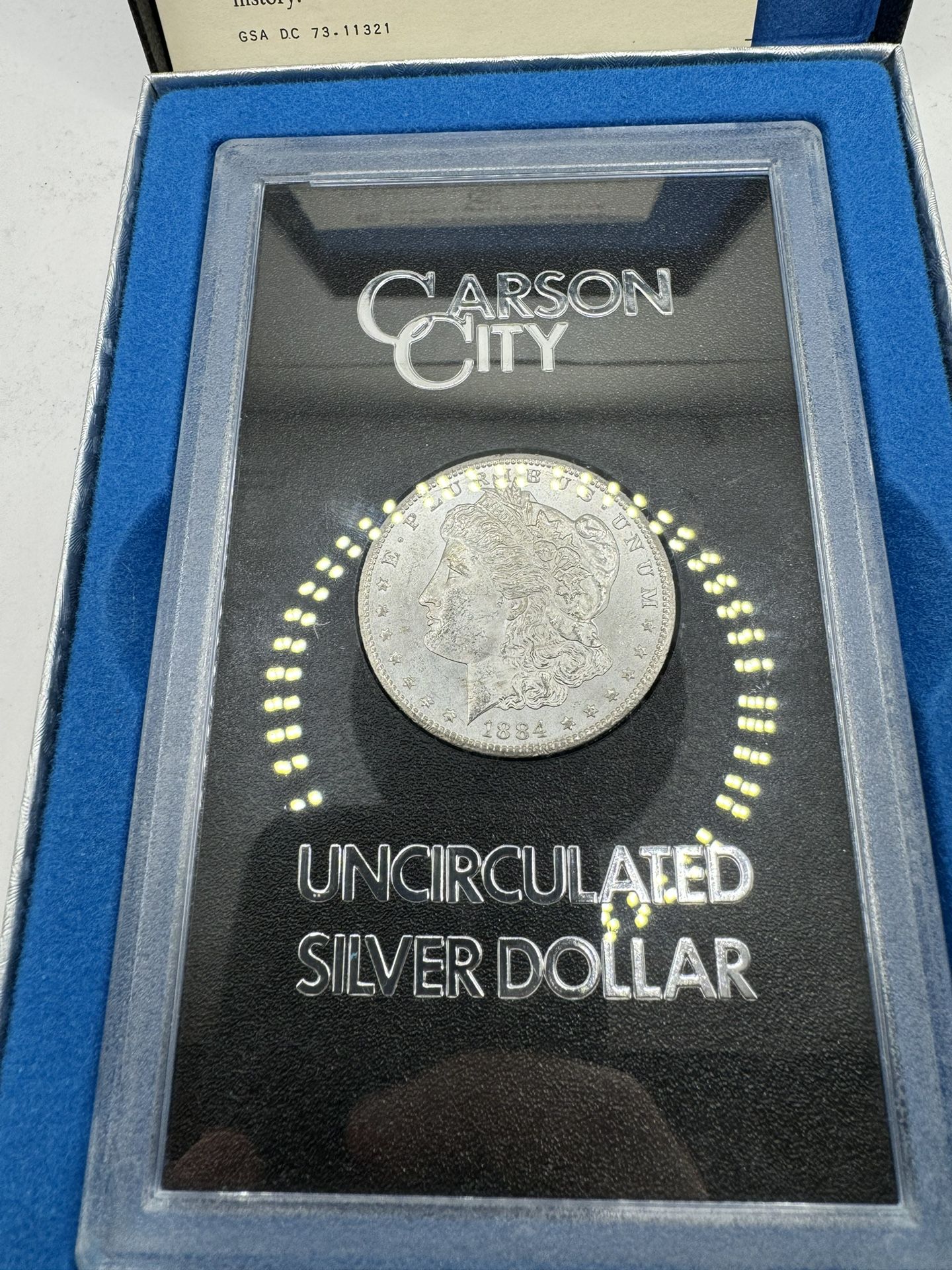 Uncirculated GSA Hoard 1884 - Carson City Morgan Silver Dollar Coin