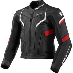 Revit GT-R Motorcycle Leather Jacket Black/Red