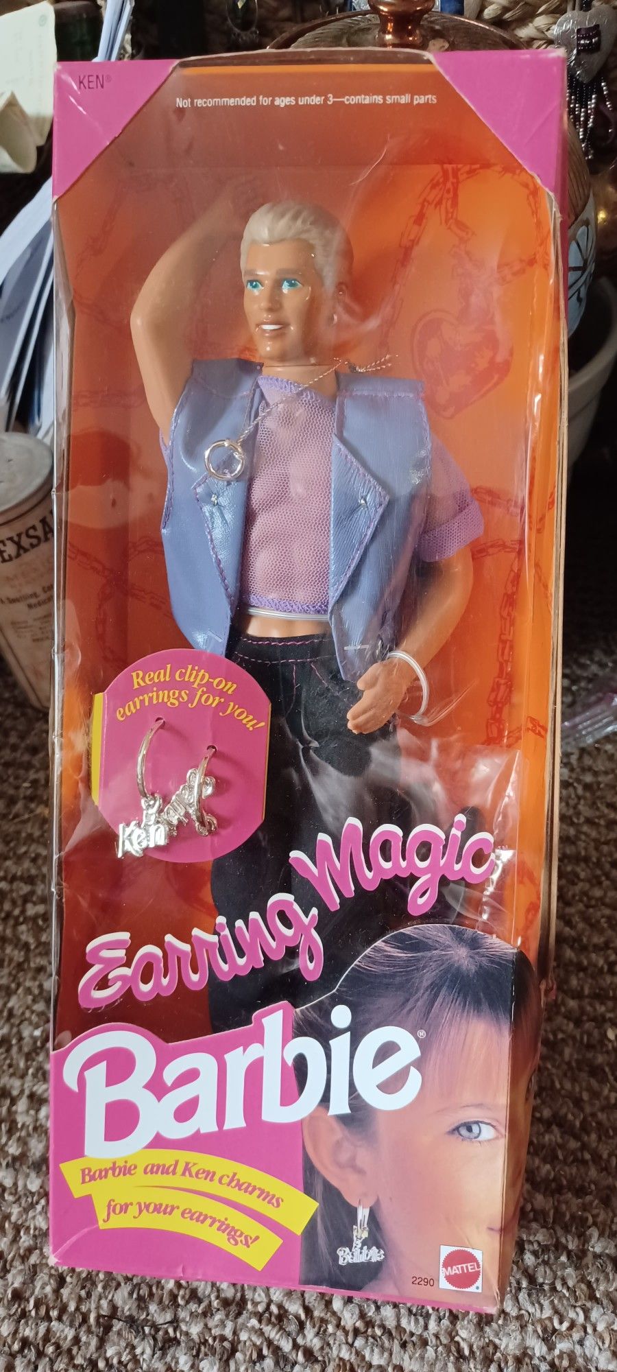 Earring Magic Ken doll- Rare At This Low Price