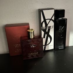 Versace Eros Flame and Ysl Myslf 