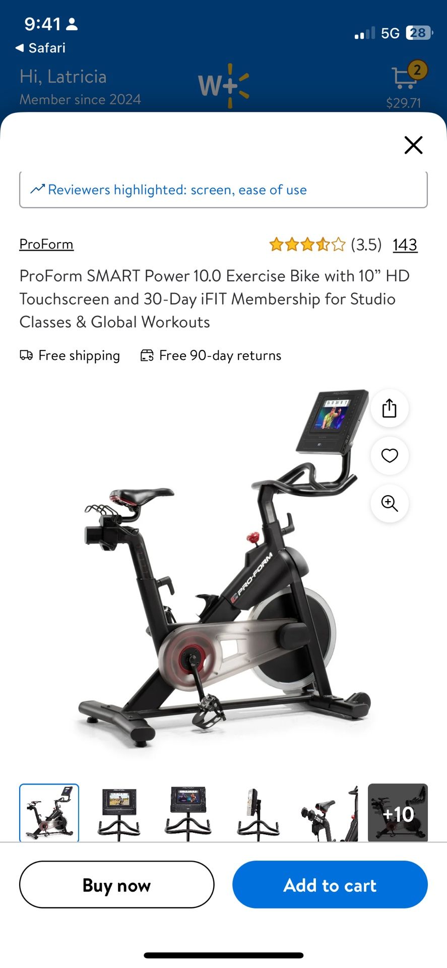 Proform Exercise Bike