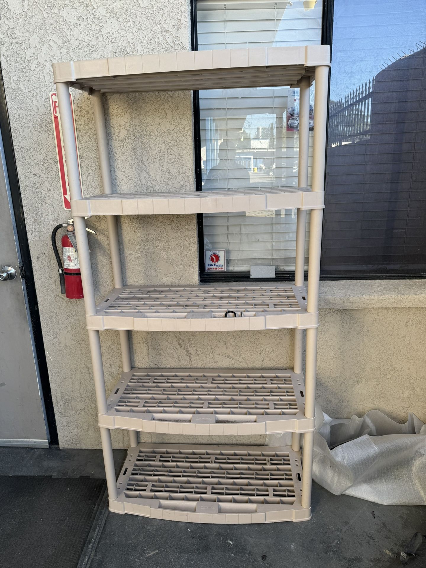 Two Racks !! 6 By 3 foot Rubbermaid storage Racks 