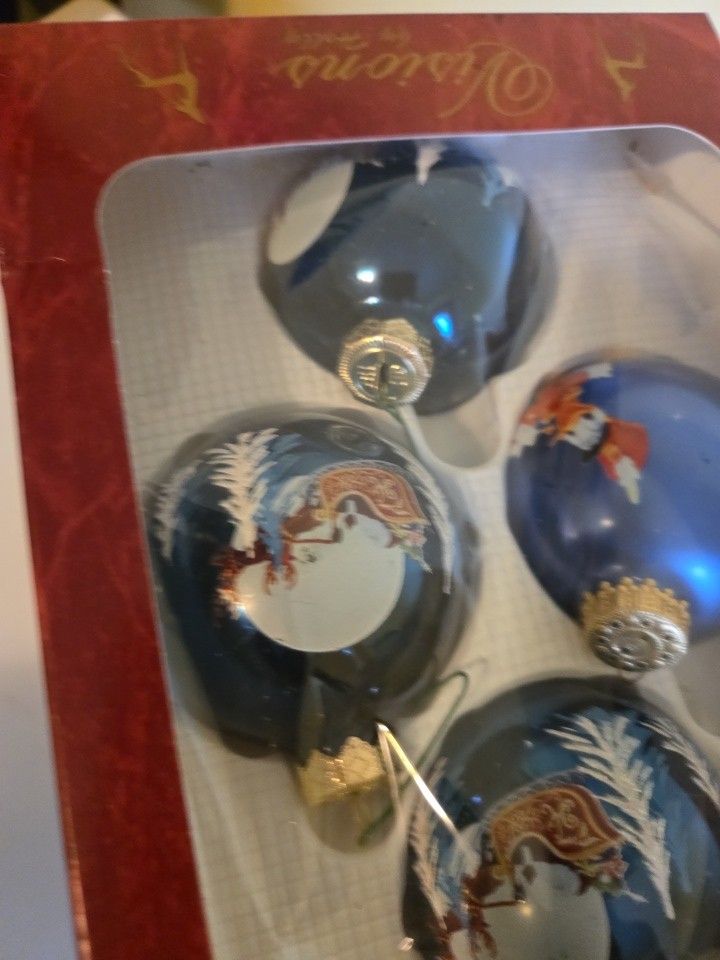 40 Antique christmas tree Ball Ornament