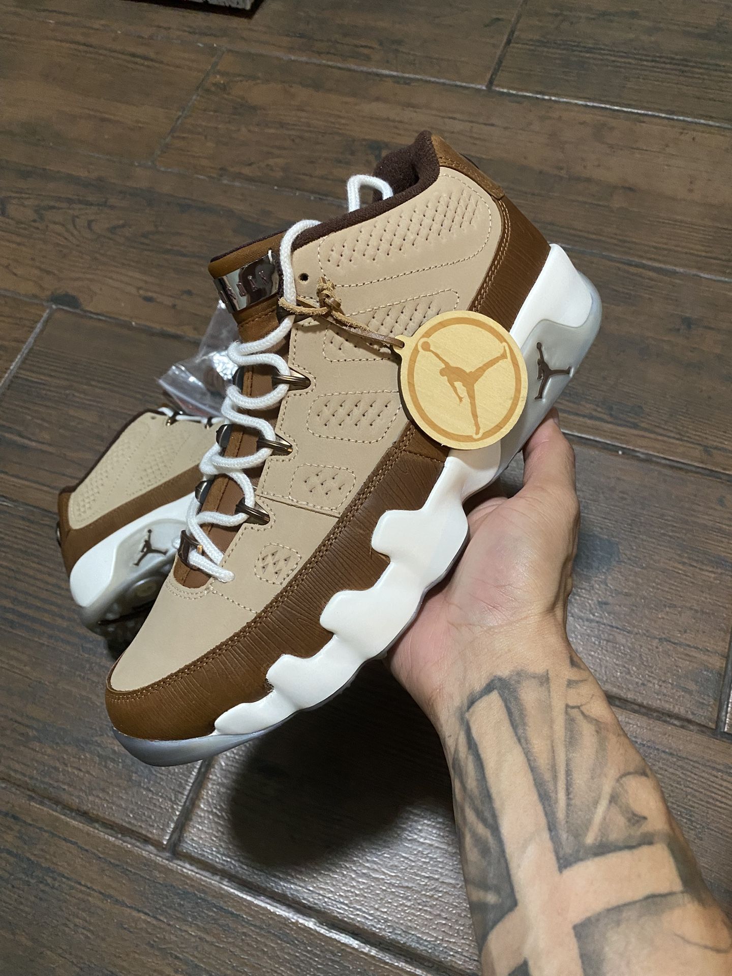 Air Jordan Retro 9s Wood Grain $90 FIRM CASH ONLY