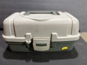 Plano One-Tray Tackle Box Used Great Shape No Cracks 