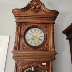 Austrian Circa 1860-:grandfather Clock  Antique 