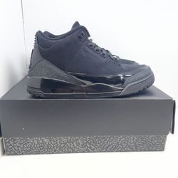Jordan Retro 3 Black Cat Shoes 196437/12