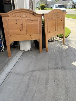 Solid Wood Twin Headboards. 39.5” wide. 48” height. Great design. Both $100. $55 each if needing 1