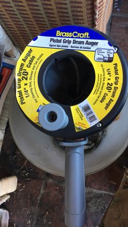 Brass Craft Pist Grip Drum Auger