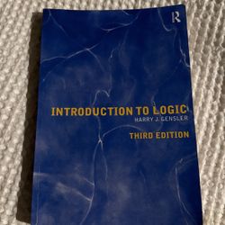 Introduction To Logic 